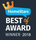 HomeStars Best of Award winner 2018